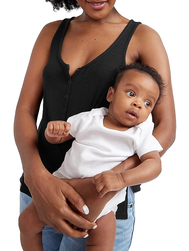 The Softest Rib Maternity Nursing Friendly Tank Top