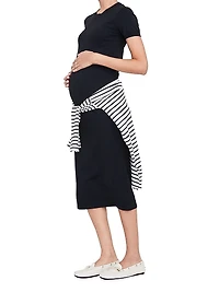 The Eliza Maternity T-Shirt Dress