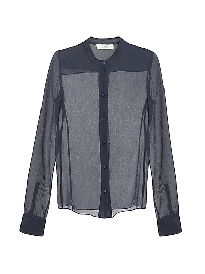 Sheer Silk Blouse