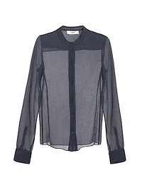 Sheer Silk Blouse