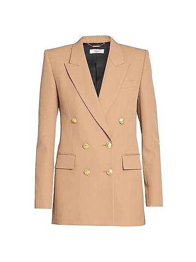 Wool Double-Breasted Blazer