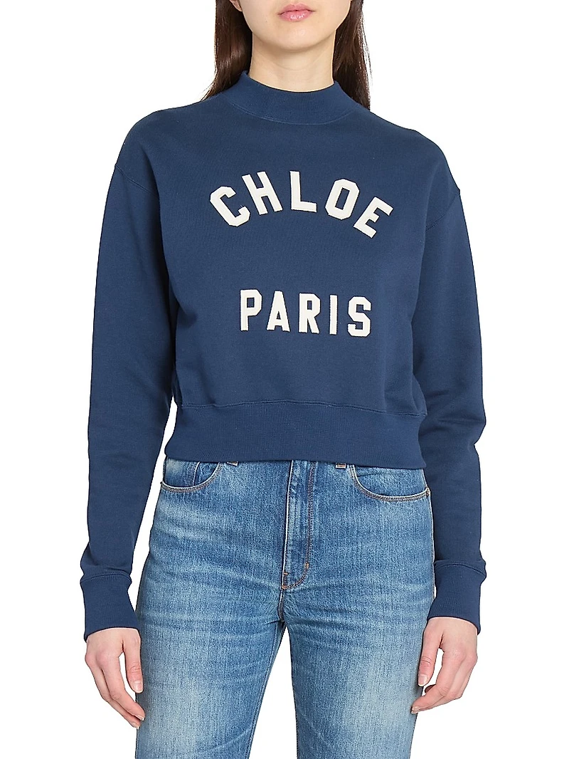 Varsity Logo Cotton Sweatshirt