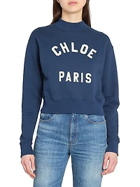 Varsity Logo Cotton Sweatshirt