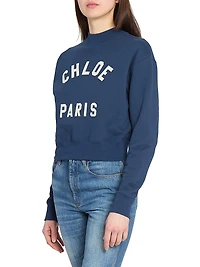 Varsity Logo Cotton Sweatshirt