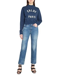 Varsity Logo Cotton Sweatshirt