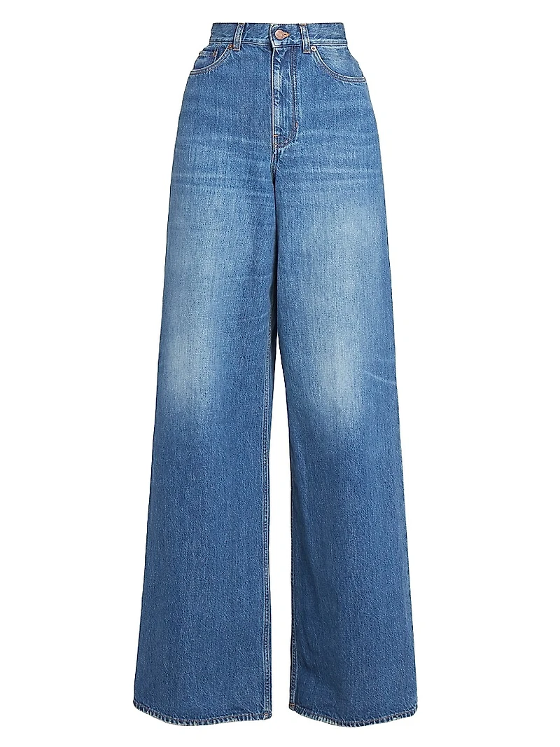 High-Rise Wide-Leg Jeans