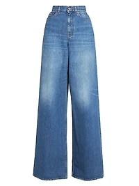 High-Rise Wide-Leg Jeans