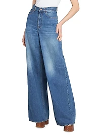 High-Rise Wide-Leg Jeans