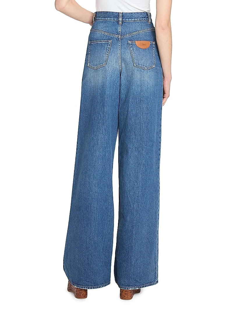 High-Rise Wide-Leg Jeans