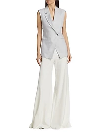 Taylor Linen-Blend Vest Top