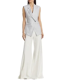 Taylor Linen-Blend Vest Top