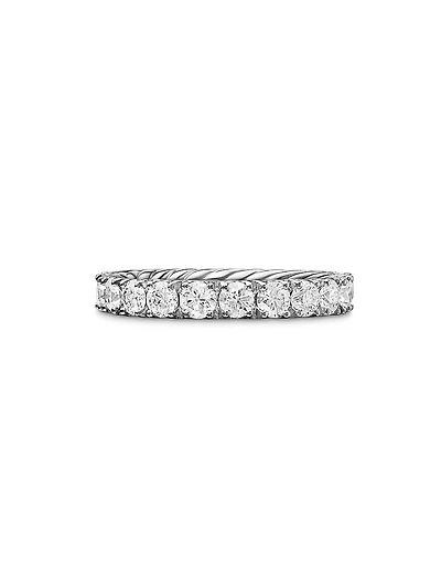 Eden Eternity Band Ring in Platinum