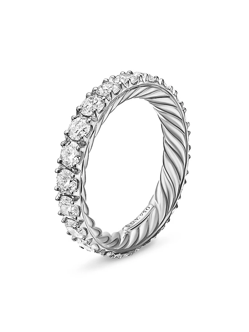 Eden Eternity Band Ring in Platinum