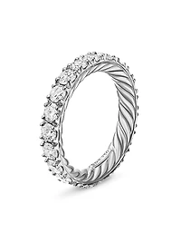 Eden Eternity Band Ring in Platinum