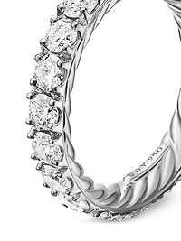 Eden Eternity Band Ring in Platinum