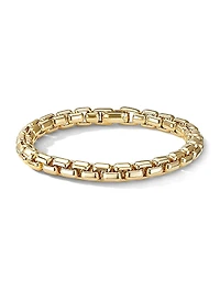 Box Chain Bracelet 18K Yellow Gold