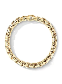 Box Chain Bracelet 18K Yellow Gold
