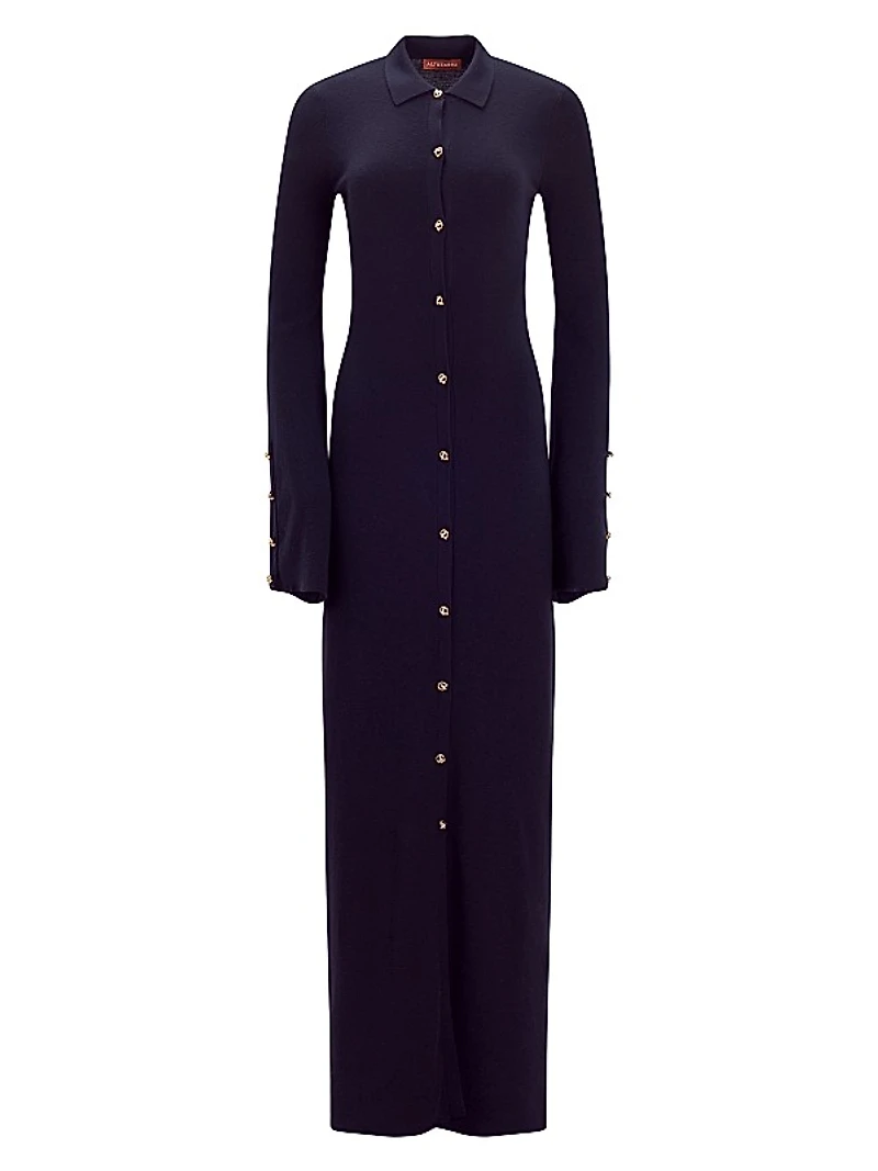 Leopold Merino Wool Polo Dress