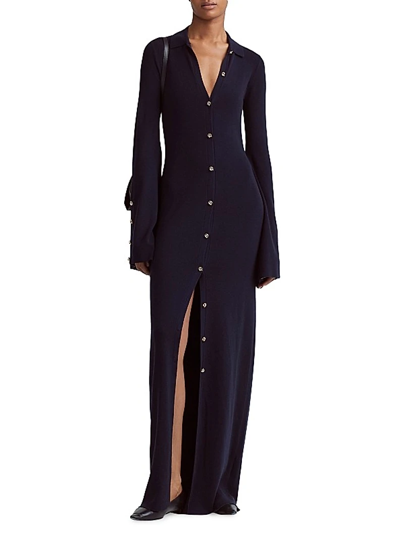 Leopold Merino Wool Polo Dress