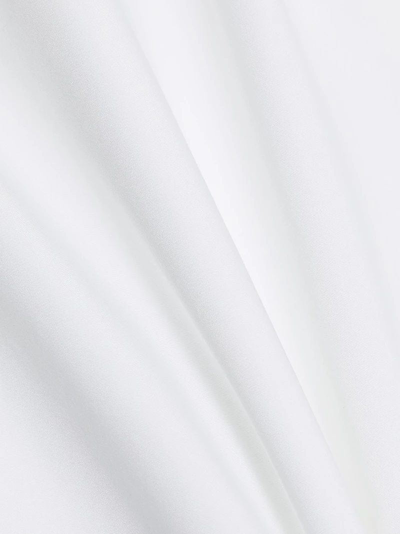 Backless Cotton Midi-Dress