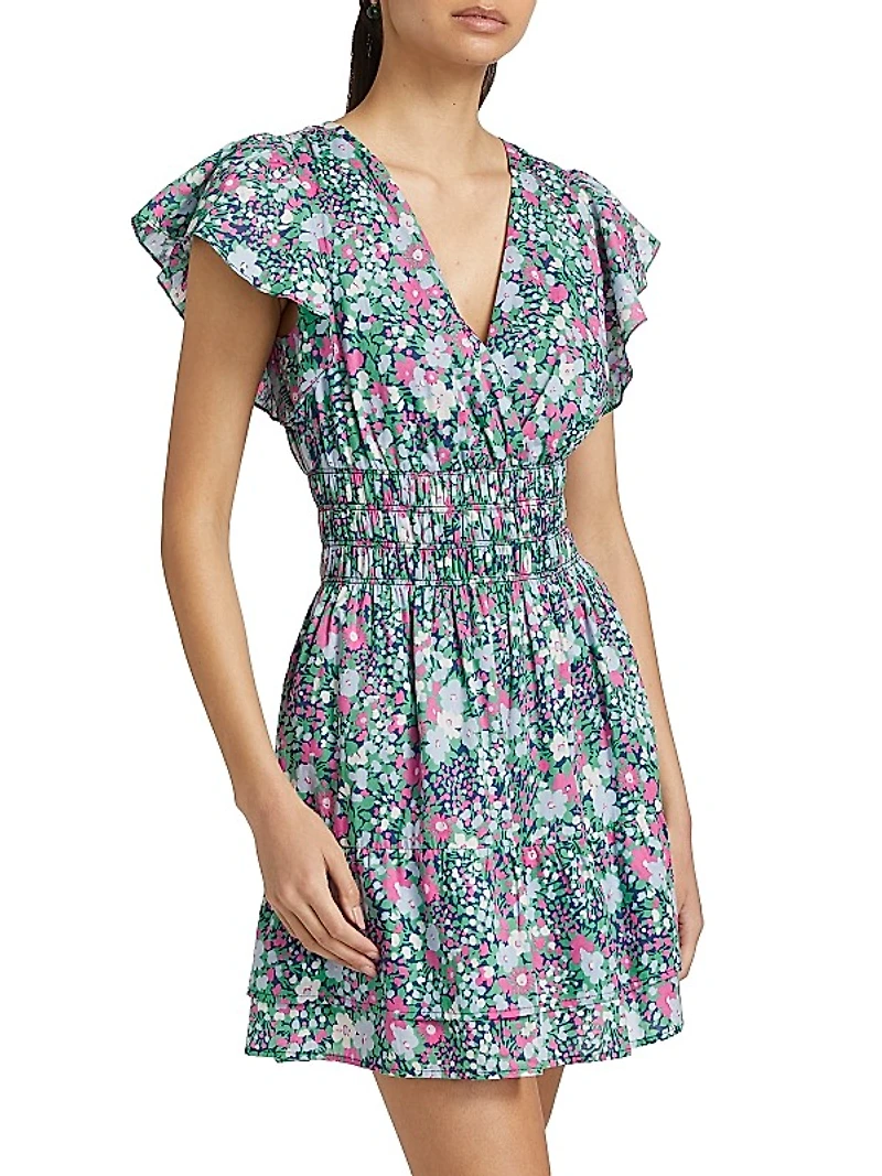 Kimora Floral Cotton Minidress