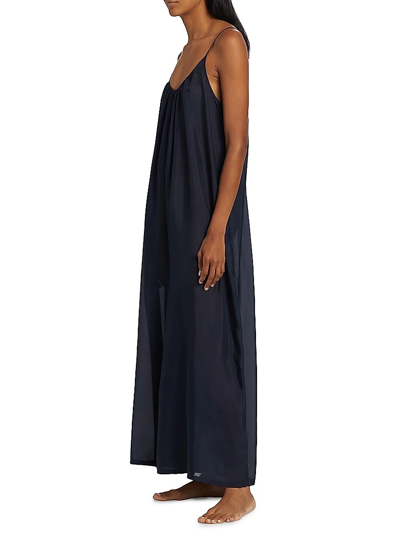 Silk Charmeuse Jumpsuit