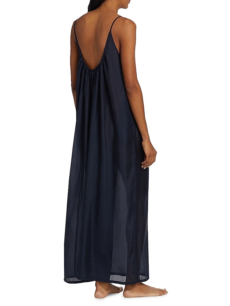 Silk Charmeuse Jumpsuit