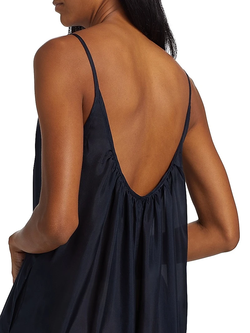 Silk Charmeuse Jumpsuit