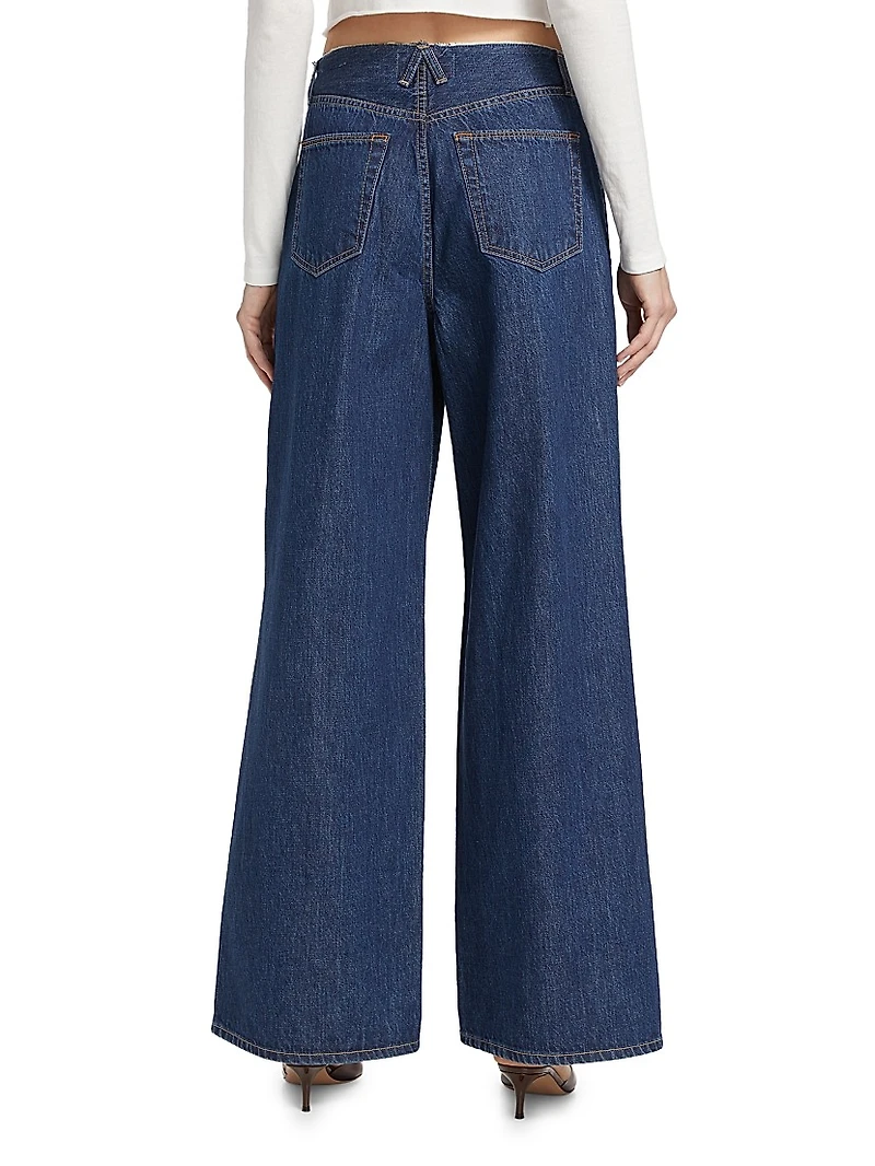 Taylor High-Rise Wide-Leg Jeans