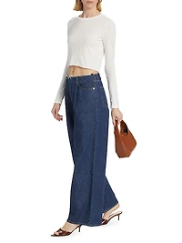 Taylor High-Rise Wide-Leg Jeans