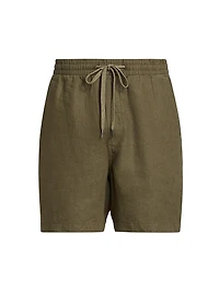 Linen Drawstring Shorts