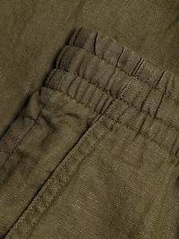 Linen Drawstring Shorts