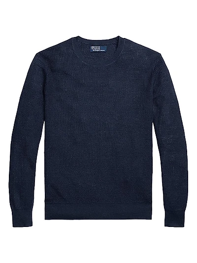 Linen Crewneck Sweater