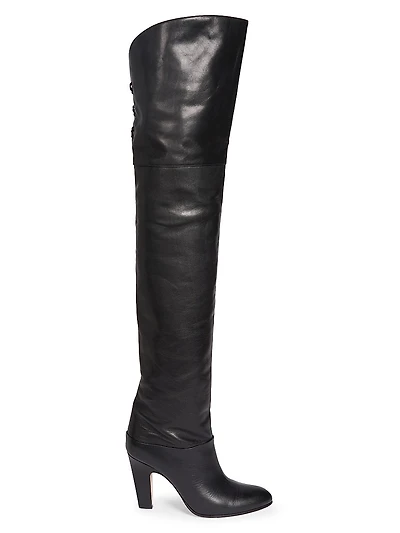 Eve 70MM Leather Over-The-Knee Boots