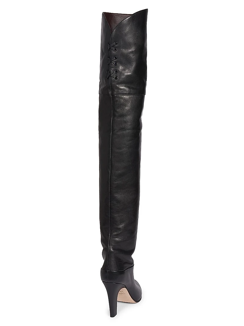 Eve 70MM Leather Over-The-Knee Boots