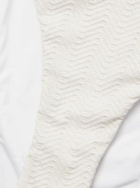 Margot Chevron Shimmer Bikini Bottoms
