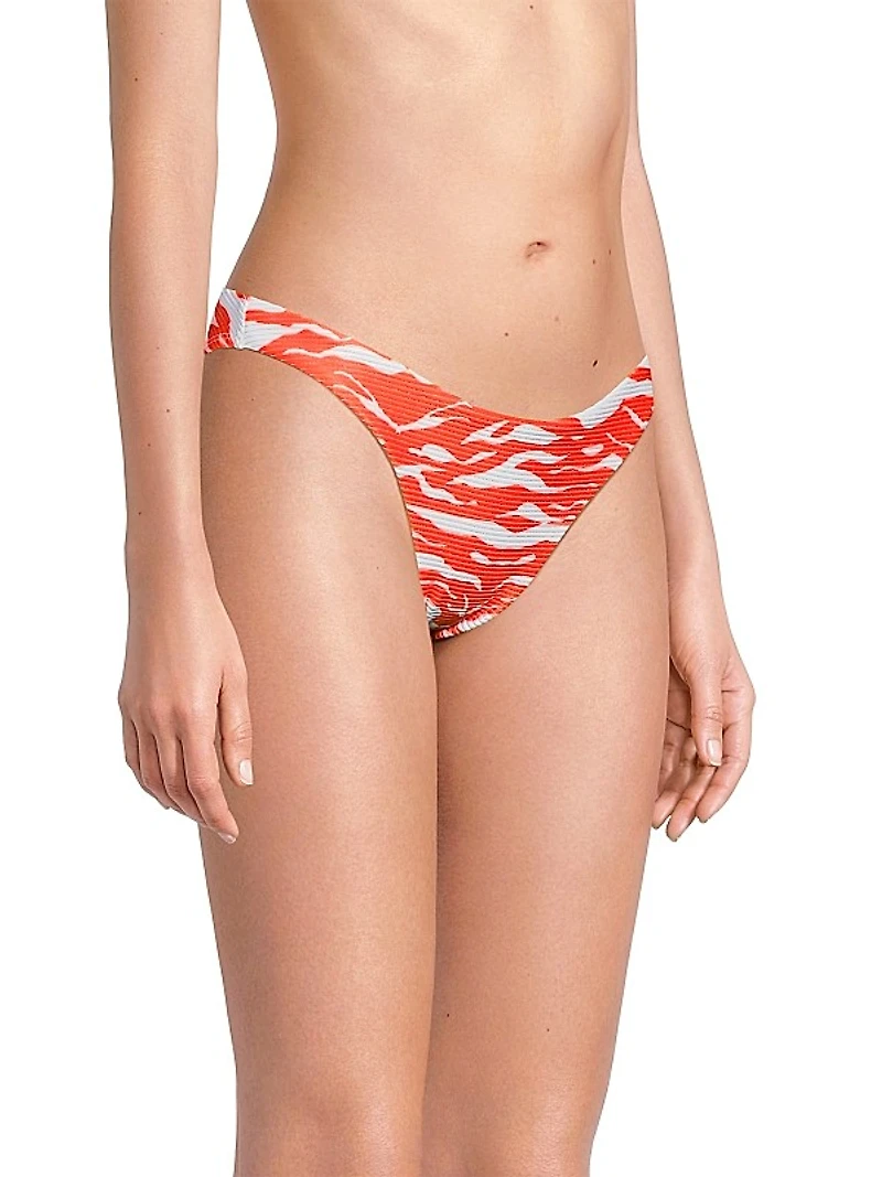 Margot Wild Stripes Bikini Bottoms