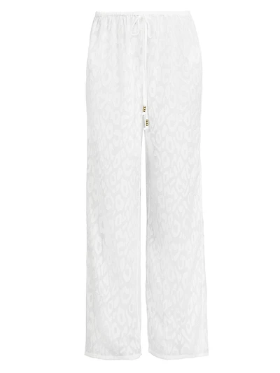 Leopard Jacquard Track Pants