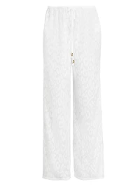 Leopard Jacquard Track Pants