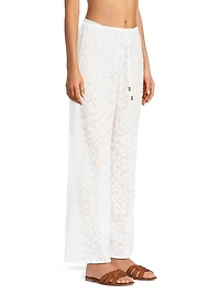 Leopard Jacquard Track Pants