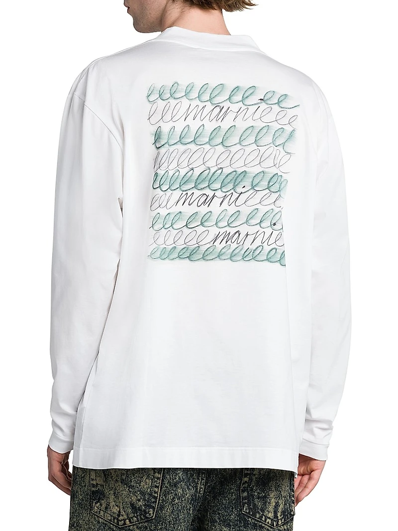 Scribble Long-Sleeve T-Shirt