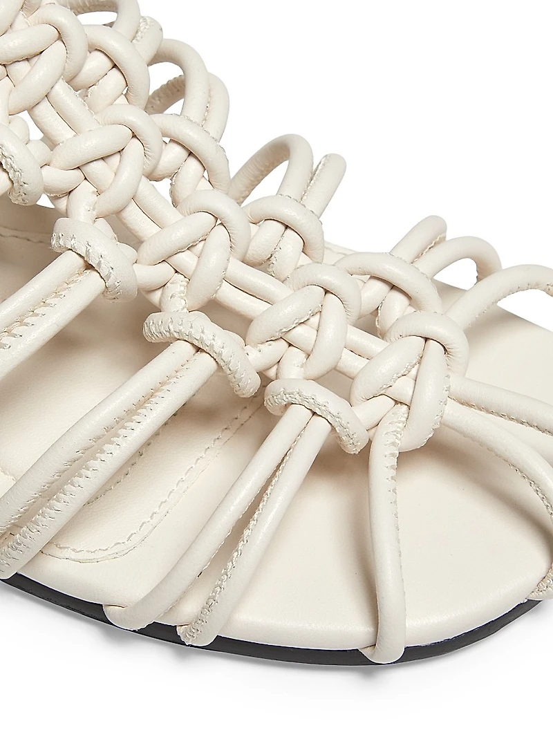 Arlenis Braided Leather Sandals