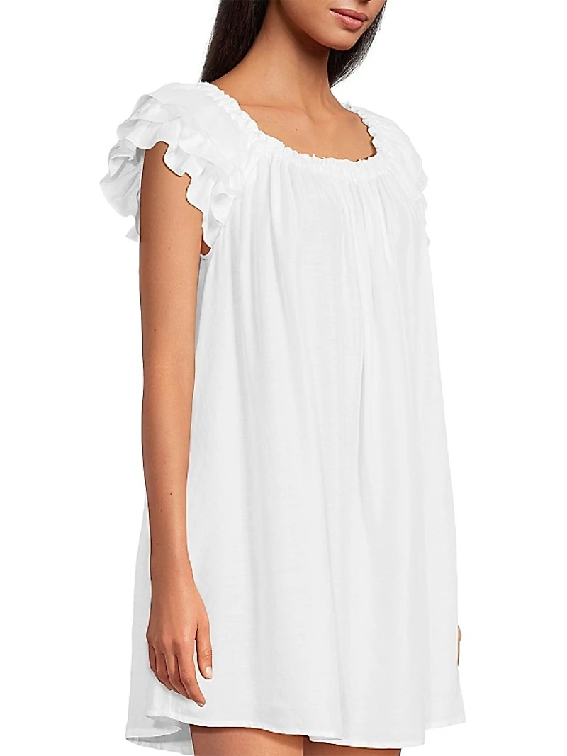 Ruffle Shift Dress