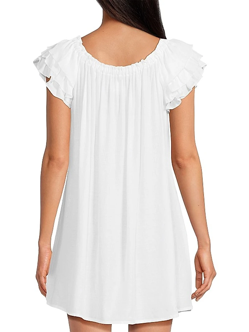 Ruffle Shift Dress