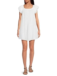 Ruffle Shift Dress