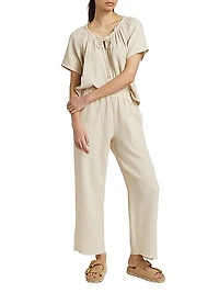 Leon Cotton Crop Pants