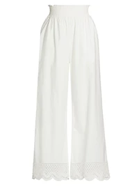 Henrik Cotton Scalloped Pants