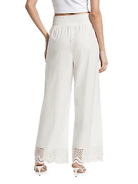 Henrik Cotton Scalloped Pants