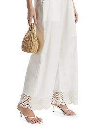 Henrik Cotton Scalloped Pants