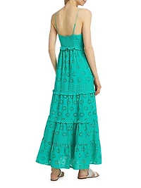 Henrietta Eyelet Cotton Maxi Dress